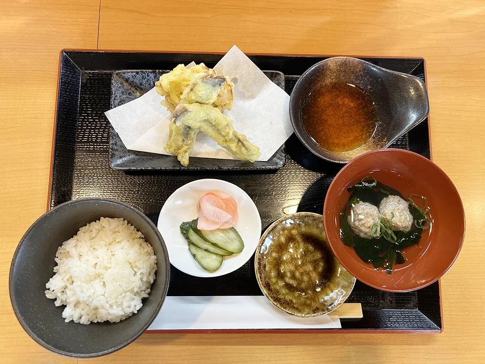 イワシ天ぷら定食