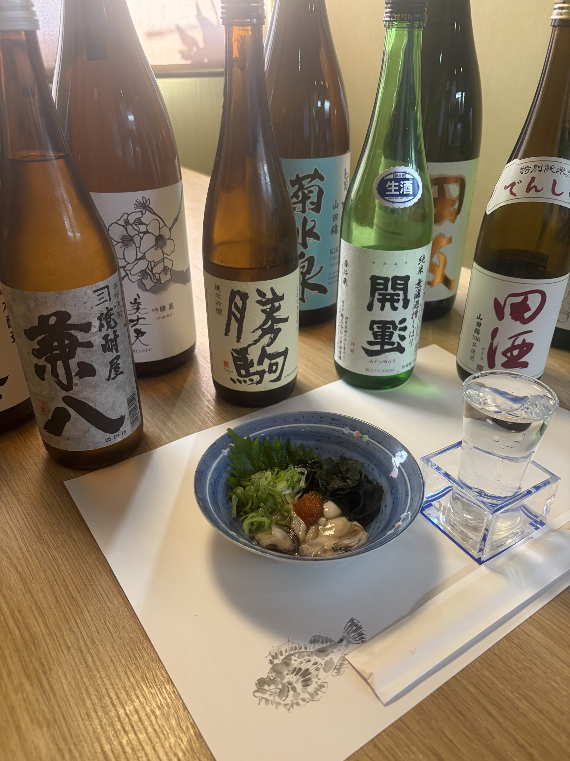 秋メニュー🍂と厳選日本酒メニュー🍶